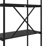 Bookshelf Black Oak 60 x 30 x 183 cm Engineered wood 879851