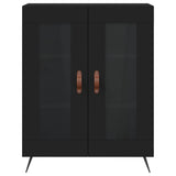 Highboard Black 69.5x34x180 cm Engineered Wood 3198250