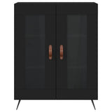 Highboard Black 69.5x34x180 cm Engineered Wood 3198250