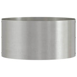 Planter Ring 5 pcs Silver 40 x 40 x 20 cm Stainless Steel 873615