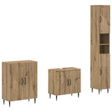 3 Piece Bathroom Cabinet Set HAARLEM Artisan Oak 3417458