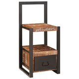 Valet Stand Multicolour 40 x 40 x 90 cm Solid Reclaim Wood 4015986