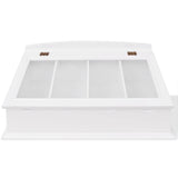 Cutlery Tray MDF White Baroque Style 242645