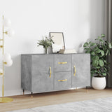 Sideboard Concrete Grey 100x36x60 cm Engineered Wood 828152