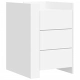 Bedside Cabinet White 45x50x65 cm Engineered Wood 848304