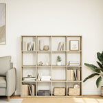 Book Cabinet Sonoma Oak 137.5x29x137.5 cm Engineered Wood 3310291
