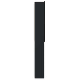 Toilet Cabinet ZWOLLE Black 66 x 25.5 x 190 cm Engineered Wood 896476