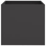 ZNTS Planter Black 42x40x39 cm Cold-rolled Steel 841547