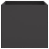 ZNTS Planter Black 42x40x39 cm Cold-rolled Steel 841547