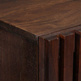Highboard Brown 40x34x110 cm Solid Wood Mango 377581