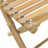 Garden Chair 4 pcs Natural Bamboo 42028078
