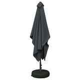 Garden Parasol with Base 200 x 300 cm Polyester Rectangular 42036206