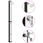 ZNTS Outdoor Solar Shower with Shower Head and Faucet 35 L 92941