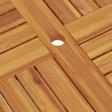 Folding Garden Table 85x85x76 cm Solid Teak Wood 47418