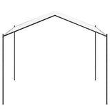Gazebo 4 x 4 x 2.6 m White Steel and Polyester 180 gsm 362452