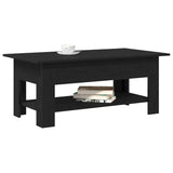 Coffee Table Black Oak 102 x 55 x 42 cm Engineered Wood 862711