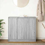 Sideboard Grey Sonoma 85x34x76 cm Engineered Wood 861630