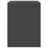 Wall Cabinet for Garage with Gas-lift Door Black 883272