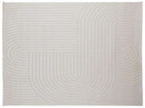 Area Rugs Square PALMERAS Cream 120 x 120 cm Polyester 42022577
