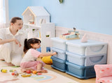 Kids Storage Unit, with Six Drawers - Blue T3398P379056