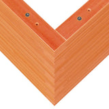 Garden Planter Wax Brown 90x60x45.5 cm Solid Wood Pine 847280