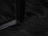 Faux Sheepskin Rug Tafalla Black 120 x 170 cm Polyester 42021570