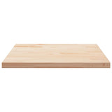 Table Top 90x90x2.5 cm Solid Wood Pine Square 824395