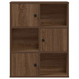 Bookcase Brown Oak 60x24x76.5 cm Engineered Wood 860388