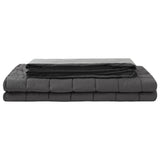 Weighted Blanket Anthracite 200 x 200 cm 13 kg 100% Cotton 205T 42044072