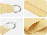 Sun Shade Sail Sand 6 x 2 m 100% Polyester Oxford 42031002