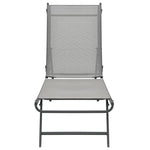 Sun Loungers 2 pcs Textilene and Steel 47848