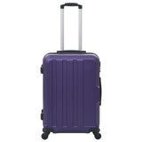 Hardcase Trolley Set 3 pcs Purple ABS 91877