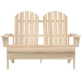 Garden Chair Natural Wood Solid Fir Wood Standard Ergonomic 315902