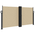 ZNTS Retractable Side Awning Beige 120x1000 cm 4004705