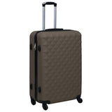 Hardcase Trolley Set 3 pcs Brown ABS 92418