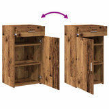 Sideboard with Drawer Old Wood 50 x 42.5 x 93 cm 868759