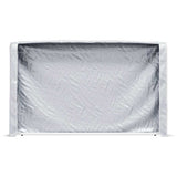 Firewood Rack with Rain Cover 250x25x150 cm Galvanised steel 4100711