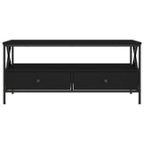 Coffee Table Black 100x51x45 cm Engineered Wood 835299