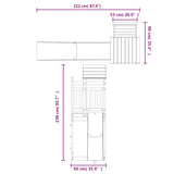 Outdoor Playset Impregnated Wood Pine 3156960