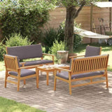 Garden Sofa Set 5 pcs Brown 75 x 45 x 38cm Solid Acacia wood 3331814