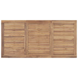 Garden Dining Table 160x80x77 cm Solid Teak Wood 315620