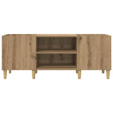 Record Cabinet Artisan Oak 121 x 38 x 48 cm Engineered Wood 881472