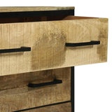 Sideboard with Drawer 70 x 35 x 70 cm Solid Mango wood 374100
