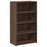 Highboard Brown Oak 70x41x124 cm Engineered Wood 846410