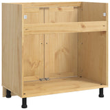 Cabinet SKI Honey Brown 80 x 46 x 81 cm Solid Pine Wood 42007570