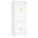 Highboard White 69.5x34x180 cm Engineered Wood 3199865