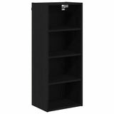 Hanging Cabinet Black Oak 40 x 29.5 x 100 cm Engineered Wood 884467