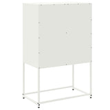 Highboard White 68.5x38.5x107 cm Steel 846511
