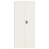 ZNTS File Cabinet White 90x40x240 cm Steel 3188315