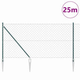 Welded Wire Fence with Spikes 25 x 1.4 m 3351171